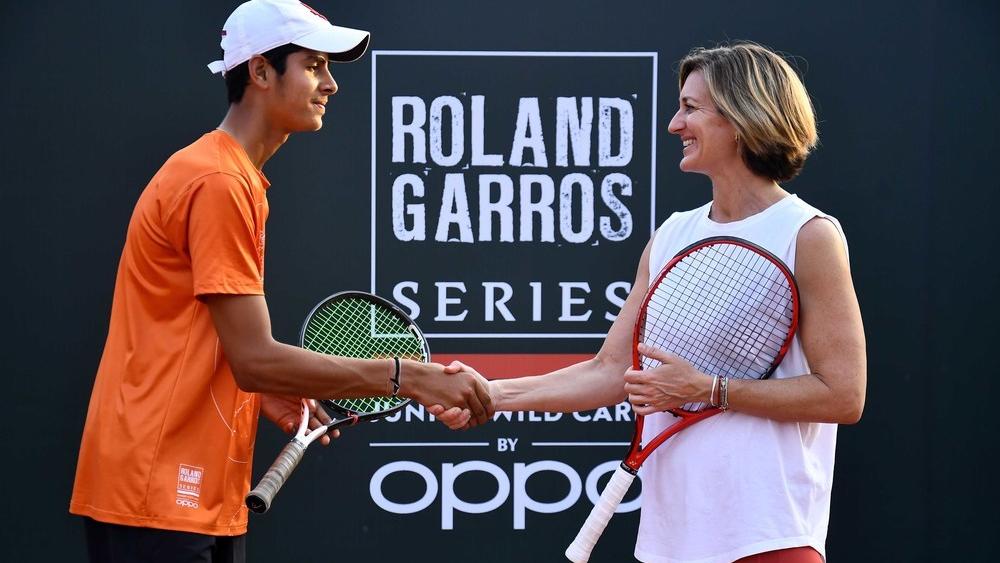 Mary Pierce aux Roland-Garros Junior Wild Cards