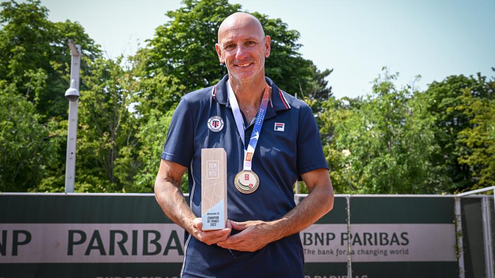 Lionnel Barthez, champion de France 55 ans